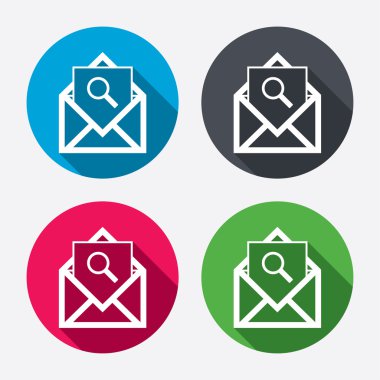 Posta arama simgeler