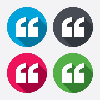 Alıntı işareti simgeleri