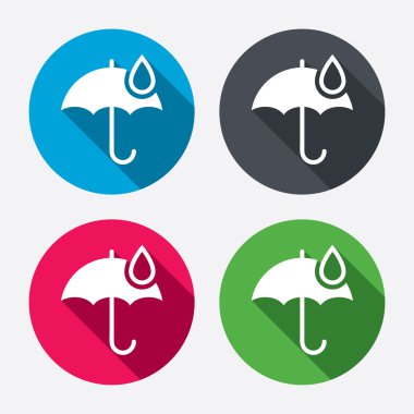 Şemsiye işareti simgeleri