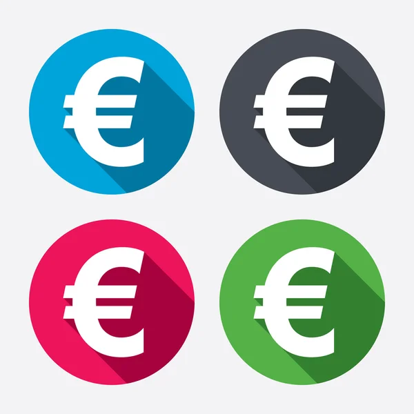 EUR currency symbol. — Stock Vector