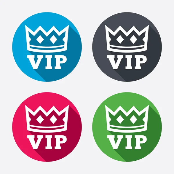 Vip sign icons — Stock Vector