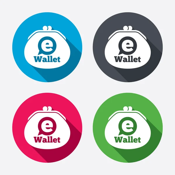 Ewallet 기호 아이콘 — 스톡 벡터