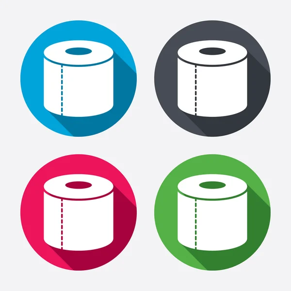 Symbole für Toilettenpapier — Stockvektor