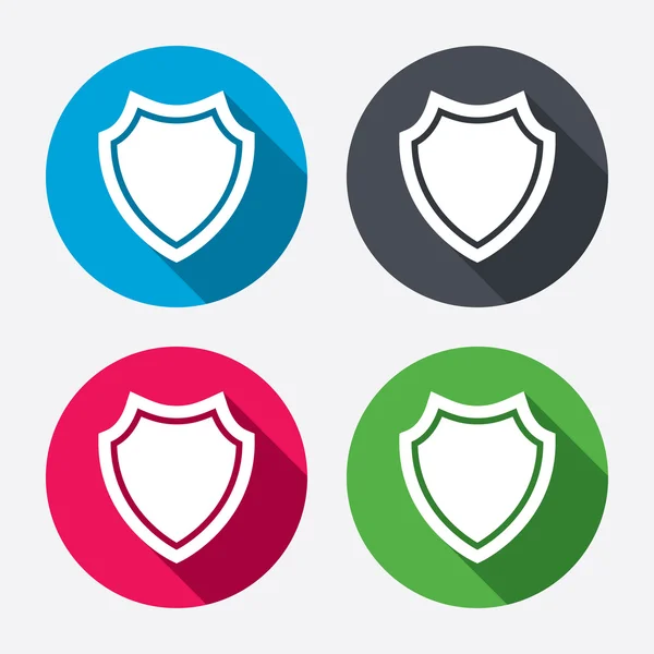 Shield sign icons — Stock Vector