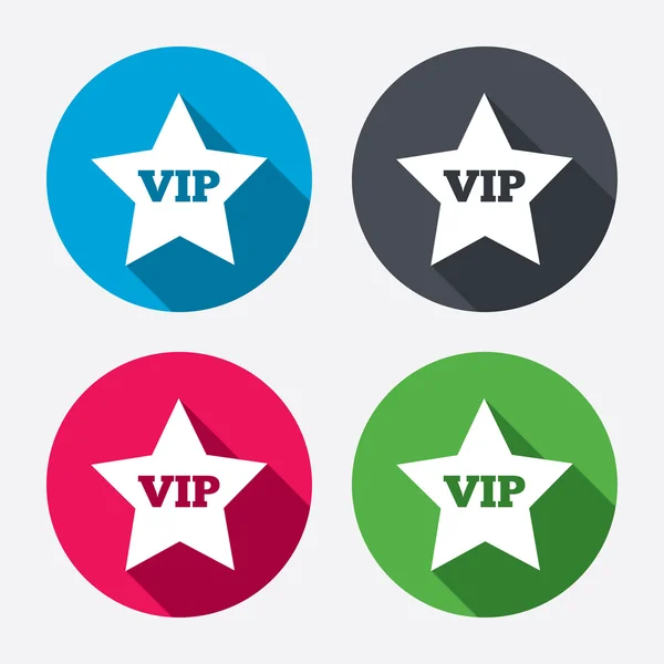 Vip sign icons — Stock Vector