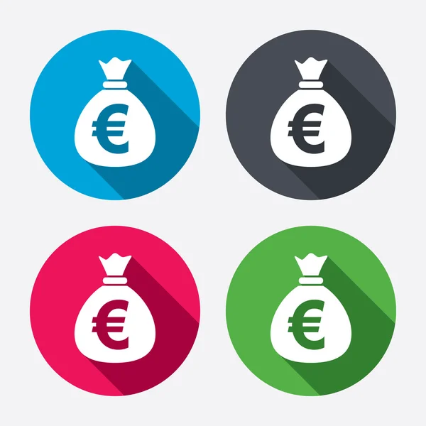 Euro eurovaluta. — Stockvector