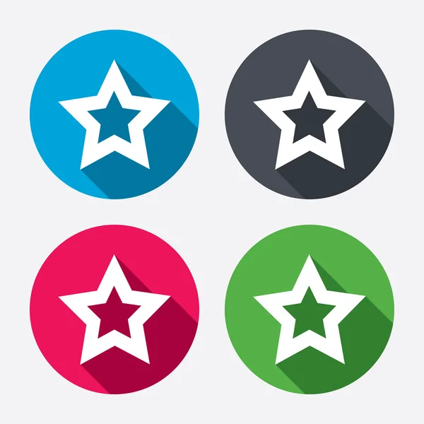 Star signs icons — Stock Vector