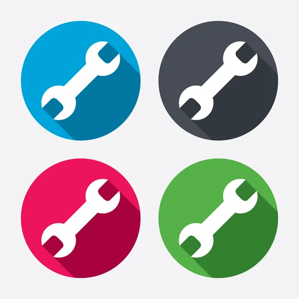 Reparation verktyg tecken ikoner — Stock vektor