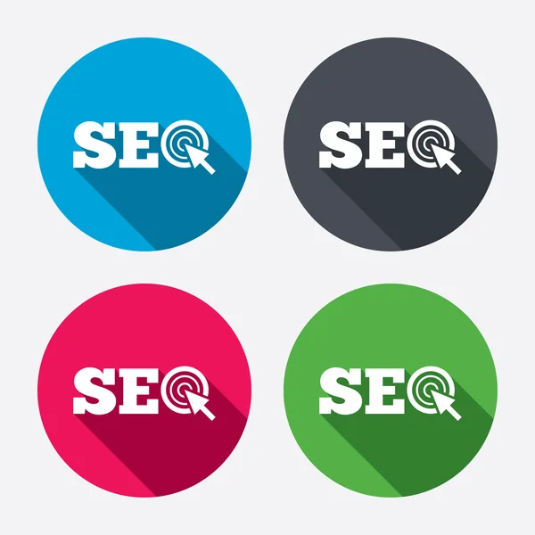 Seo 标志图标 — 图库矢量图片