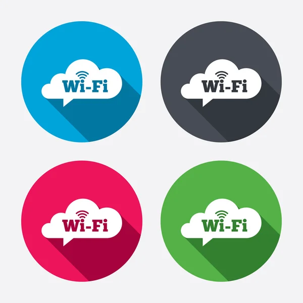 Sinais wifi gratuitos —  Vetores de Stock