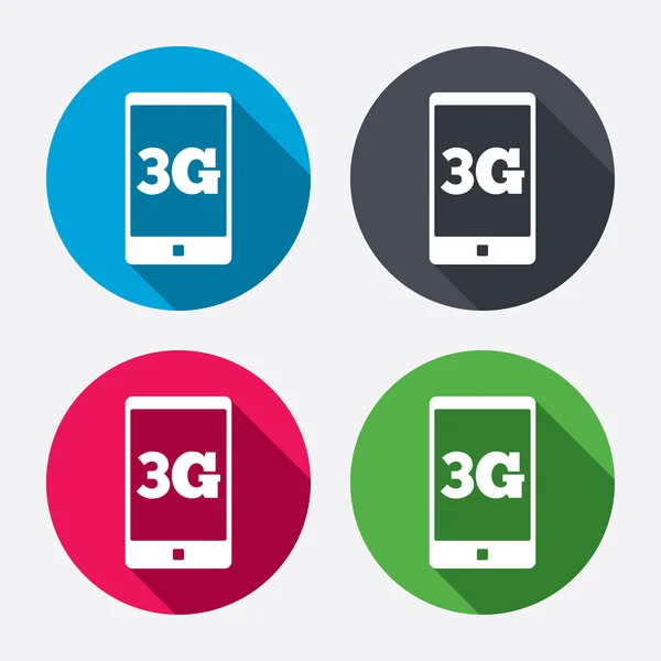 3g Mobile podpisuje — Wektor stockowy