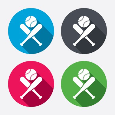 Beyzbol sopaları simgeler imzalamak