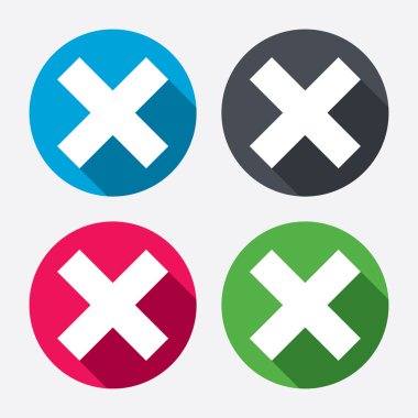 işareti simgelerini silin