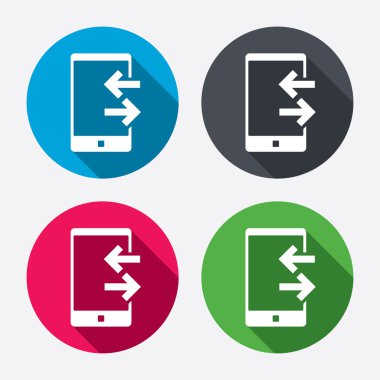 Gelen ve outcoming aramaları simgeler
