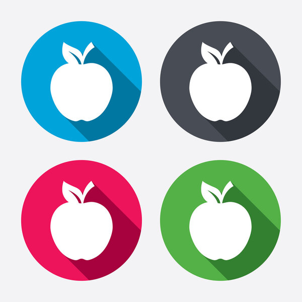 Apple sign icons