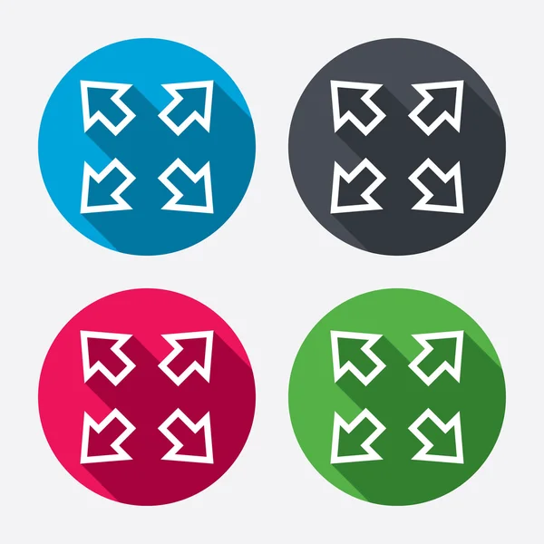 Fullscreen sign icons — Stock Vector
