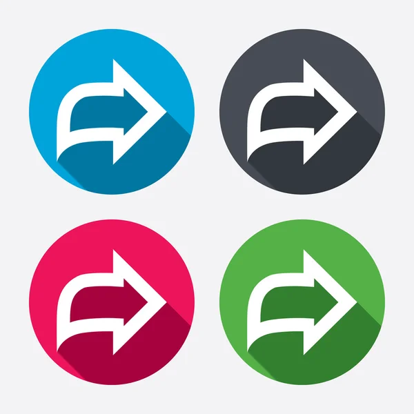 Arrow sign icons — Stock Vector