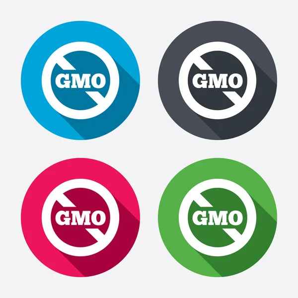 Sem sinais de OGM — Vetor de Stock
