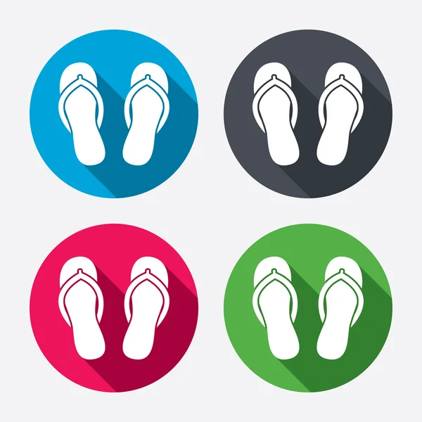 Slippers tekenen — Stockvector