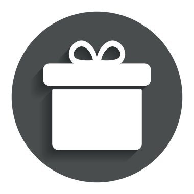 hediye kutusu işareti simgesi.