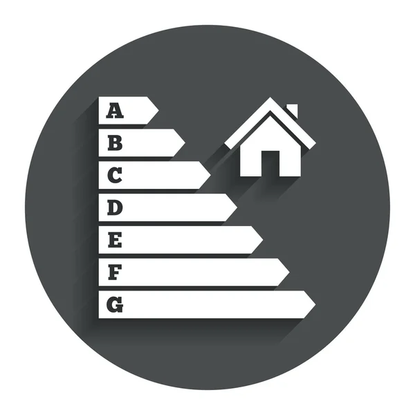 Energie-efficiëntie pictogram. — Stockvector