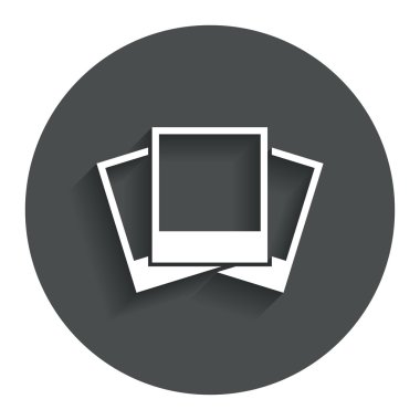 Fotoğraf çerçeveleri şablon simgesi.