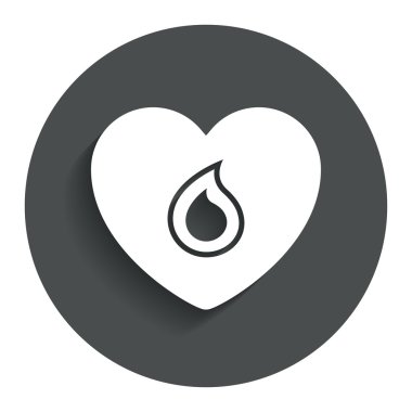 Kan bağışı simgesi.