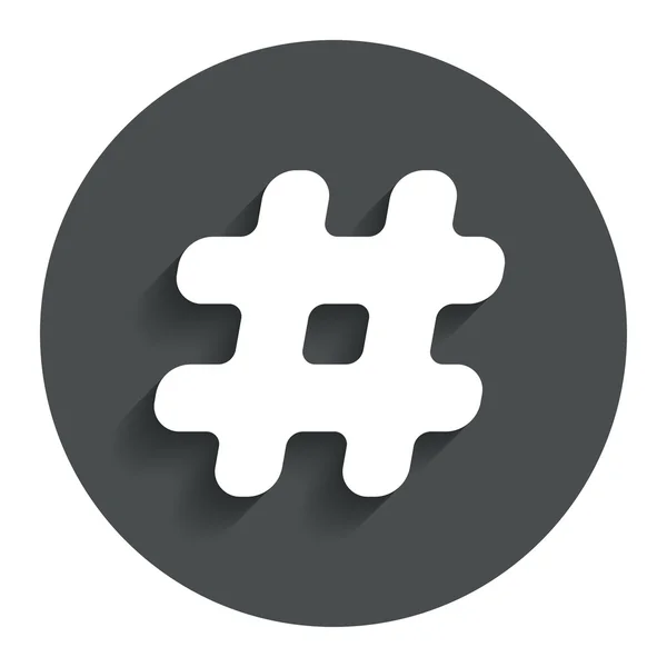 Hashtag-Zeichen — Stockvektor