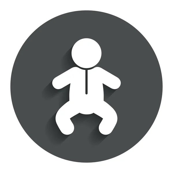 Toddler boy symbol. — Stock Vector