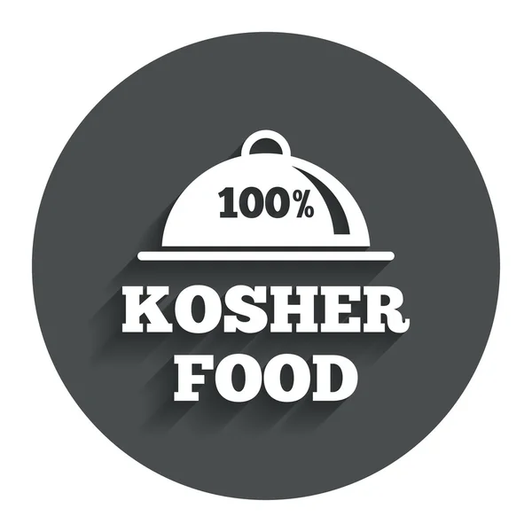 Icono de producto alimenticio Kosher . — Vector de stock