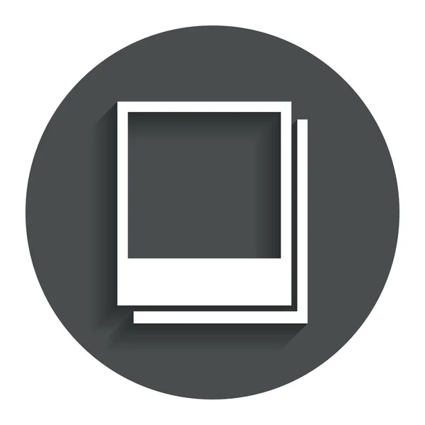 Photo frames template icon. — Stock Vector