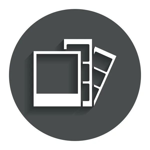 Photo frames template icon. — Stock Vector
