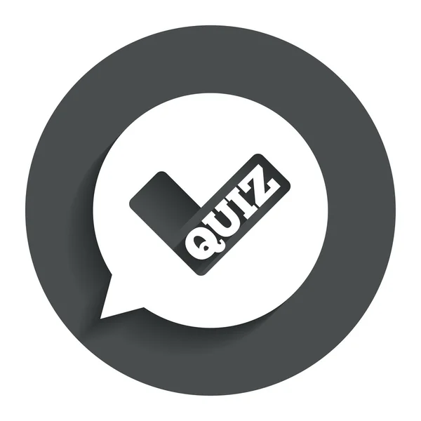 Quiz-Symbol. — Stockvektor