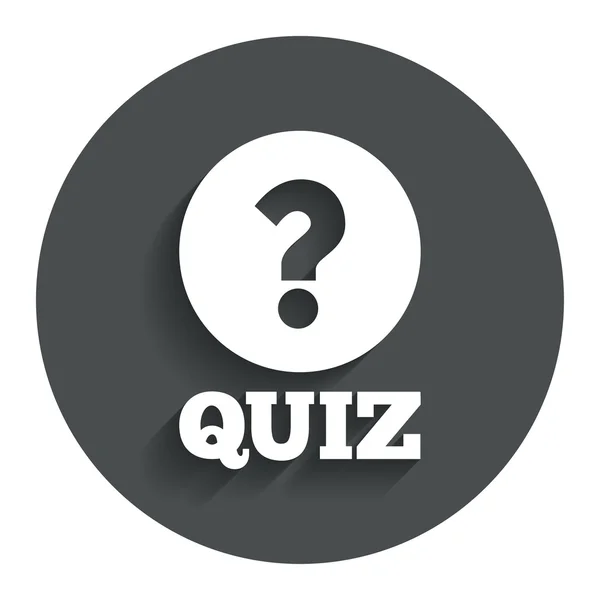 Quiz simgesi. — Stok Vektör