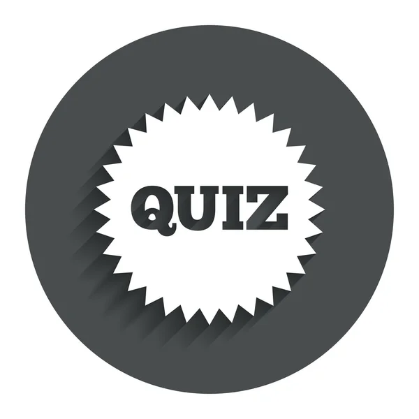 Quiz simgesi. — Stok Vektör