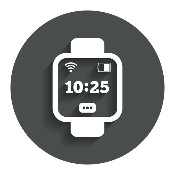 Smart Watch-klocka ikon. — Stock vektor