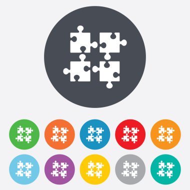 Bulmaca parçaları simgeler