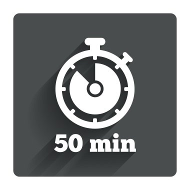 50 dakika kronometre simgesi.
