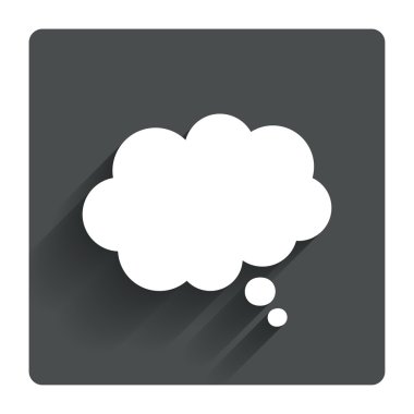 komik konuşma balonu simgesinin