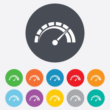 Tachometer icons clipart