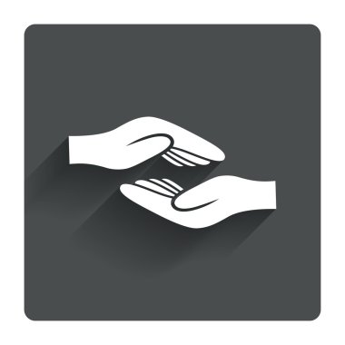 yardım elleri simgesi.