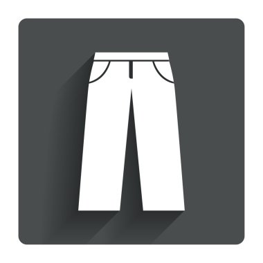 Erkek kot veya pantolon simgesi.