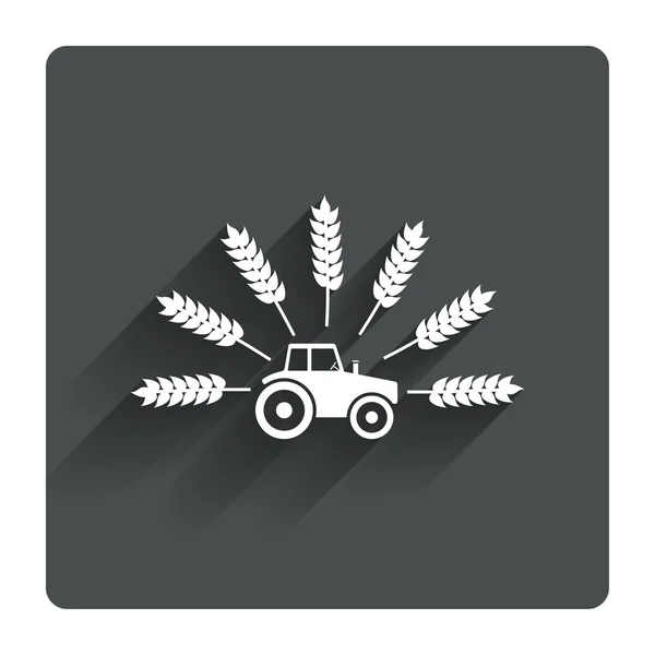 Tractor sign — Stock Vector