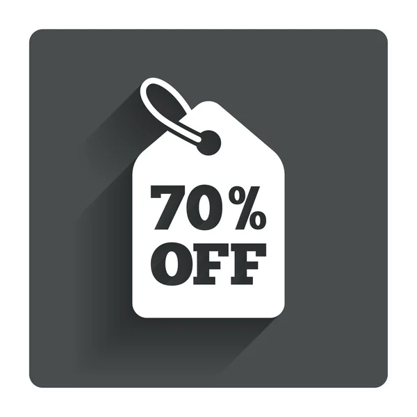 70 por ciento de precio de venta — Vector de stock