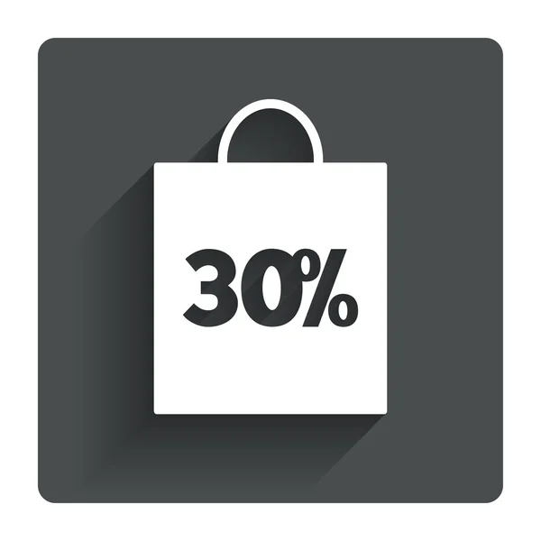 30 procent verkoop tas — Stockvector