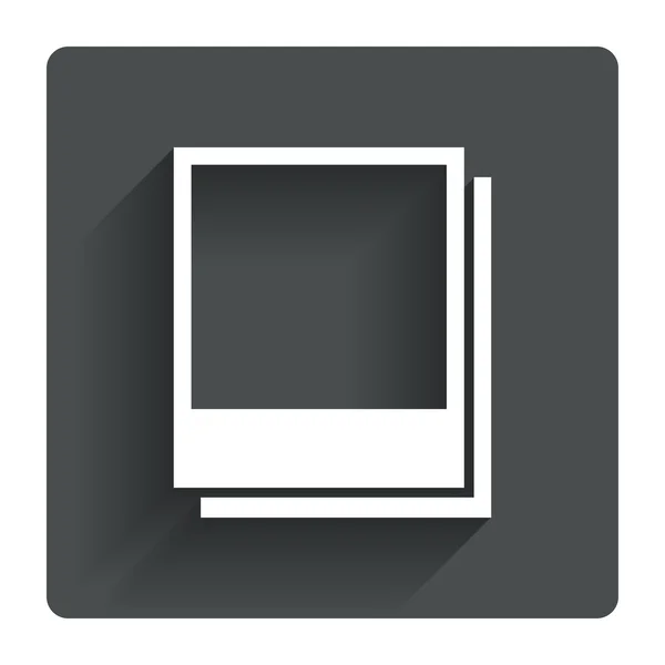 Photo frames template icon. — Stock Vector