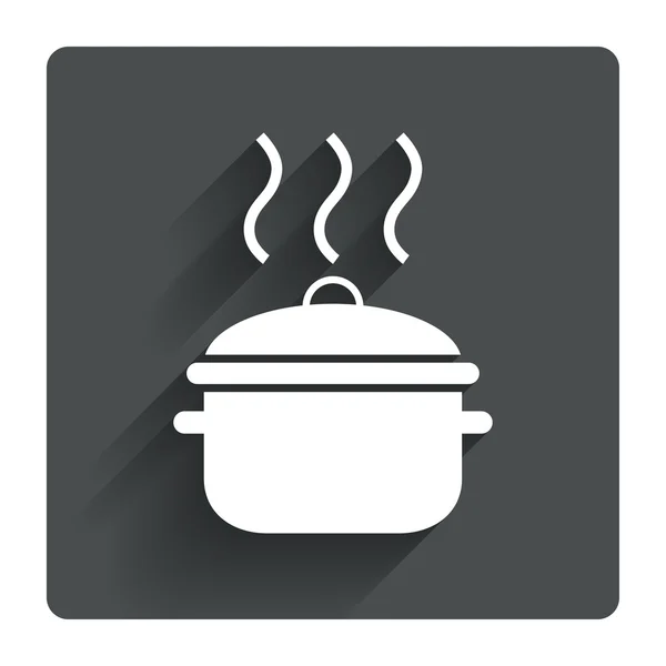 蒸煮锅标志 — 图库矢量图片