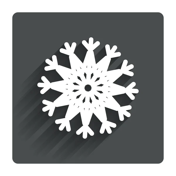 Καλλιτεχνική σημάδι νιφάδα χιονιού — Διανυσματικό Αρχείο