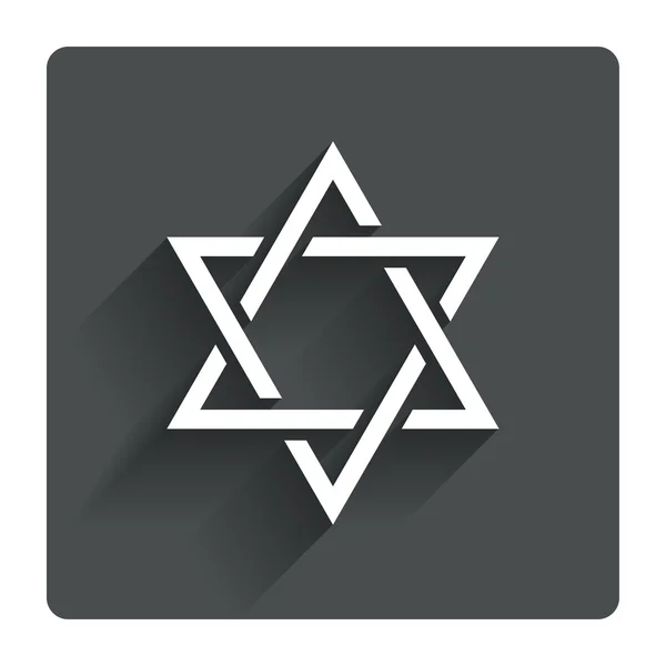 Estrella de David icono . — Vector de stock
