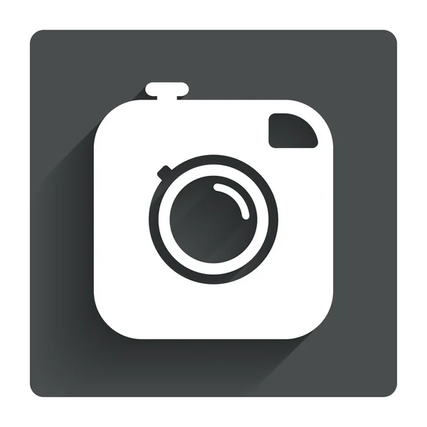 Hipster photo camera icon. — Stock Vector